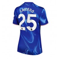 Maglie da calcio Chelsea Moises Caicedo #25 Prima Maglia Femminile 2024-25 Manica Corta